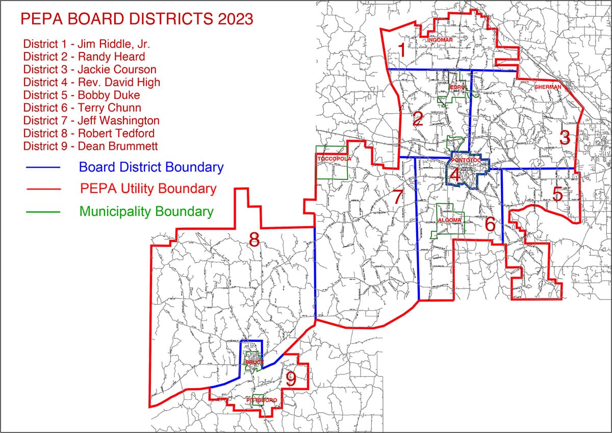District Maps with Roads